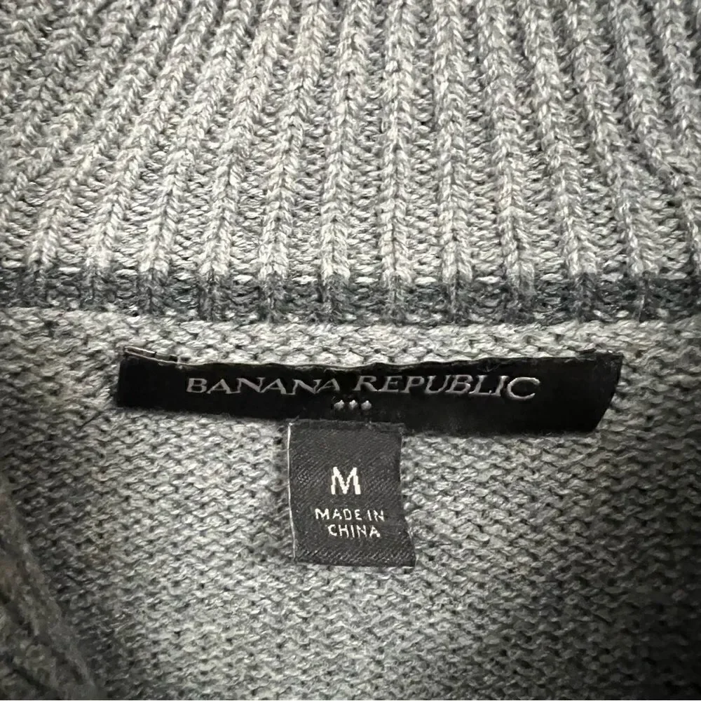 Banana Republic pullover cotton blend sweater size M